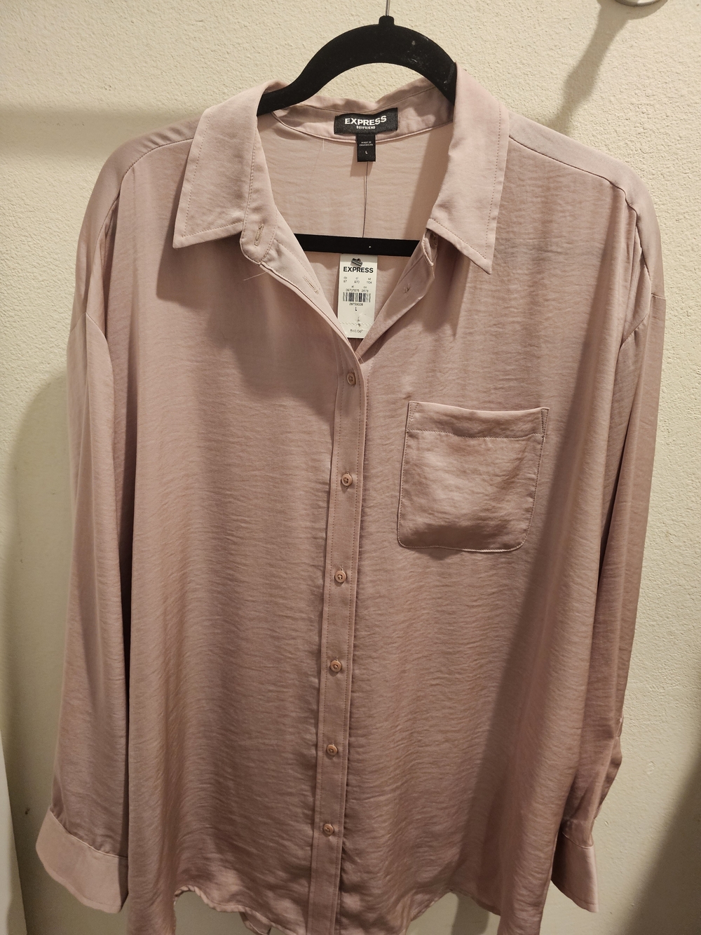Express Women’s Button-Down Shirt - Dusty Rose